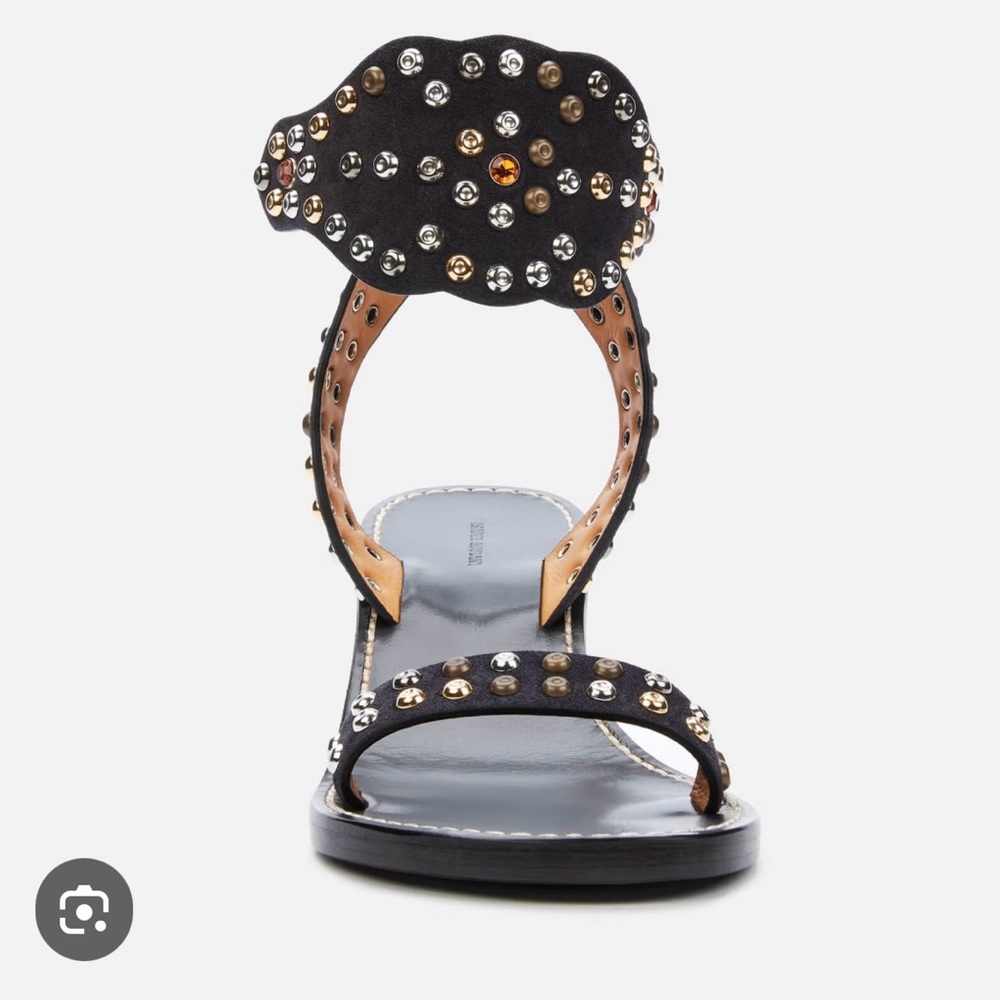 Isabel Marant ‘Studded Story’ Jaleo in Faded Black.  New in box, never worn.